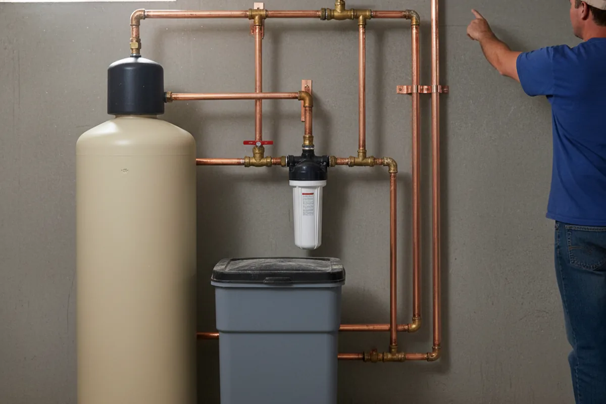 Whole-house water treatment system installed in East Otis